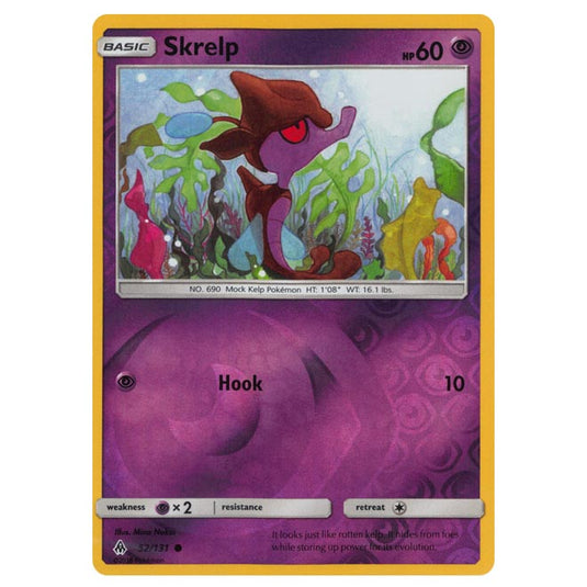 Pokemon - Sun & Moon - Forbidden Light - Skrelp (Reverse Holo) - 52/131