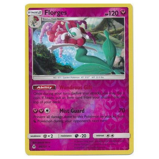 Pokemon - Sun & Moon - Forbidden Light - Florges (Reverse Holo) - 86/131