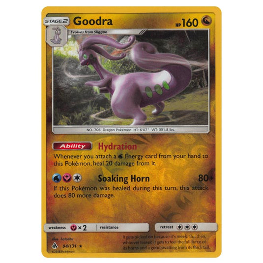 Pokemon - Sun & Moon - Forbidden Light - Goodra (Reverse Holo) - 94/131