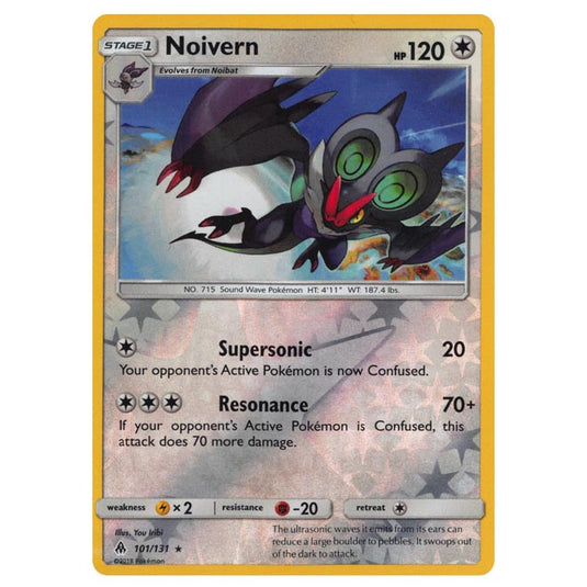 Pokemon - Sun & Moon - Forbidden Light - Noivern (Reverse Holo) - 101/131