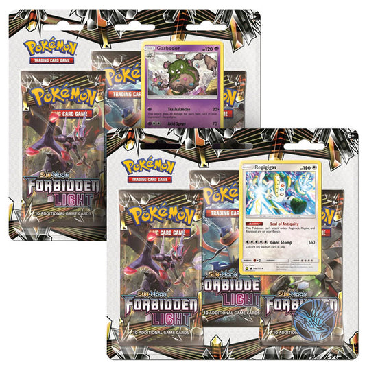 Pokemon - Sun & Moon - Forbidden Light - 3 Pack Blister