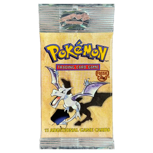 Pokemon - Fossil Booster Pack Long Crimp Aerodactyl Artwork