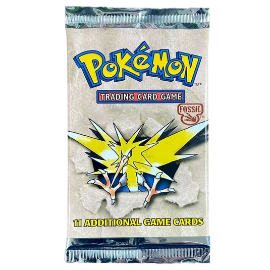 Pokemon - Fossil Booster Pack Zapdos Artwork