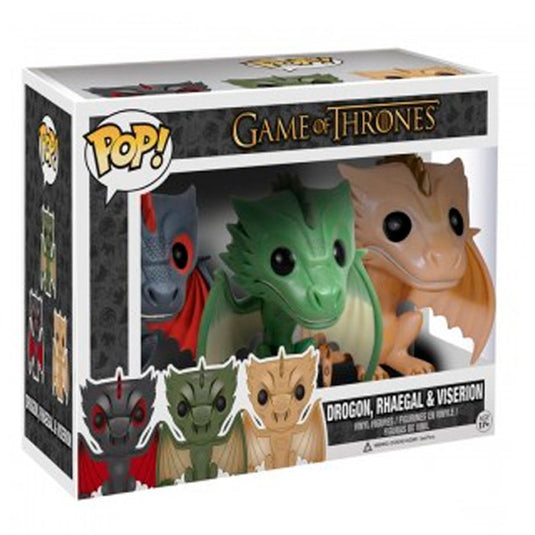 Funko POP! - 3 Pack - Game Of Thrones - Drogon, Rhaegal & Viserion 4" Vinyl Figure