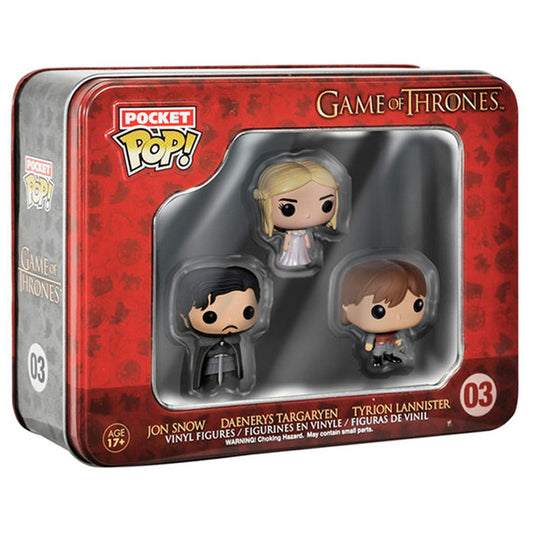 Pocket POP! - Game Of Thrones - #03 Daenerys, Jon Snow and Tyrion 1.6" Vinyl Figure