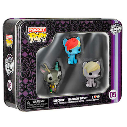 Pocket POP! - My Little Pony - #05 Rainbow Dash, Derpy and Discord 1.6" Vinyl Figure