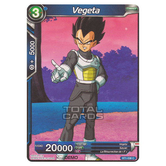 Dragon Ball Super - BT1 - Promo - Vegeta - BT1-038(FRENCH)