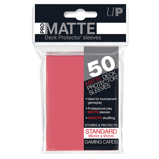 Ultra Pro - Standard Sleeves - Pro-Matte - Fuchsia (50 Sleeves)