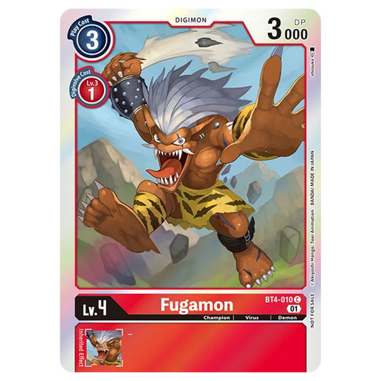 Digimon Card Game - BT10 - Xros Encounter - Fugamon (Box Topper) - BT4-010