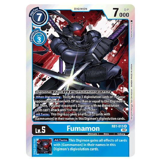 Digimon Card Game - RB-01: Resurgence Booster - Fumamon - (Rare) - RB1-015