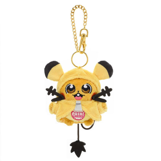Pokemon - Plush Figure - Okawa Bukubu - Mascot PikachuZU Dedenne (4 Inch)