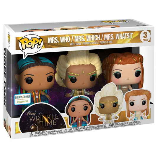 Funko POP! - A Wrinkle in Time - The 3 Mrs. 3-Pack - Vinyl Figures (Exclusive)