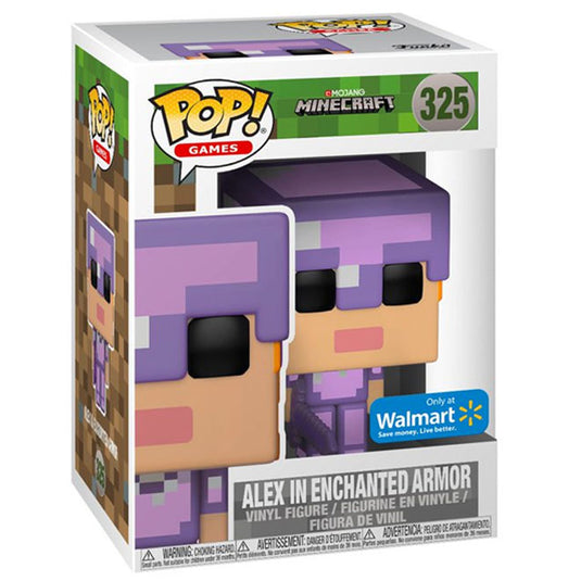 Funko POP! - Minecraft - Alex w/ Enchanted Armour - Vinyl Figure #325