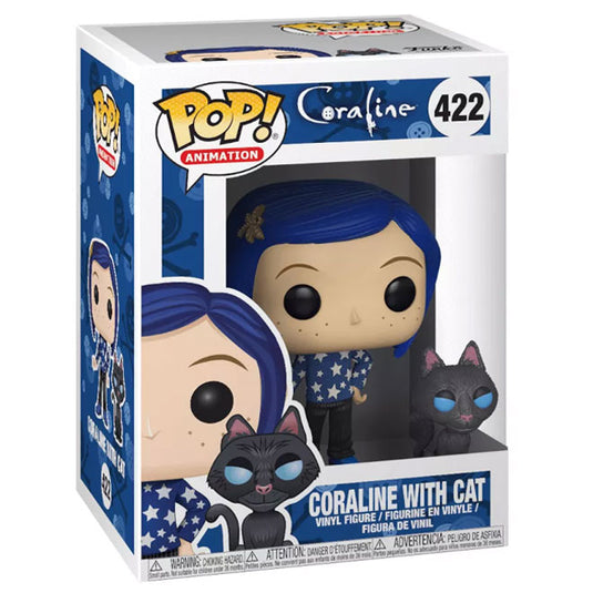 Funko POP! - Coraline - Coraline with Cat buddy - Vinyl Figure #422