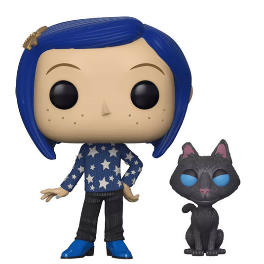 Funko POP! - Coraline - Coraline with Cat buddy - Vinyl Figure #422