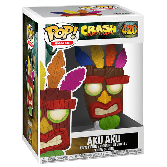 Funko POP! - Crash Bandicoot - Aku Aku - Vinyl Figure #420