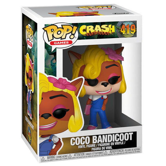 Funko POP! - Crash Bandicoot - Coco Bandicoot - Vinyl Figure #419