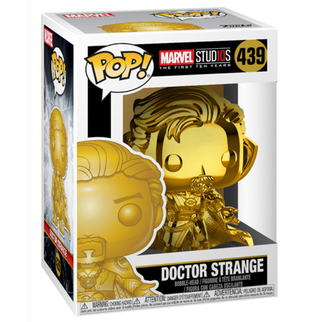 Funko POP MS 10 Doctor Strange Chrome Vinyl Figure 439