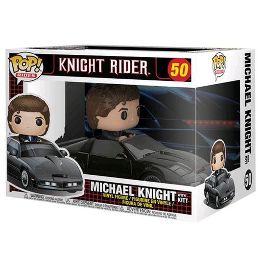 Funko POP! - Knight Rider - Knight w/ Kitt - Vinyl Figure #50