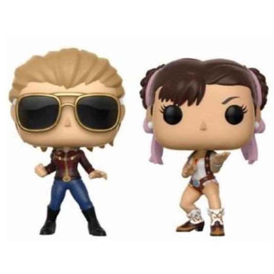 Funko POP! - 2-Pack - Capcom vs. Marvel - Captain Marvel vs Chun-Li - Vinyl Figures