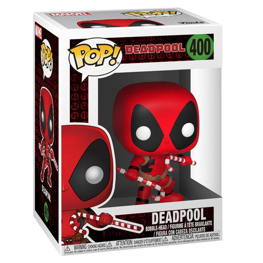 Funko POP! - Holiday - Deadpool w/ Candy Canes - Vinyl Figure #400