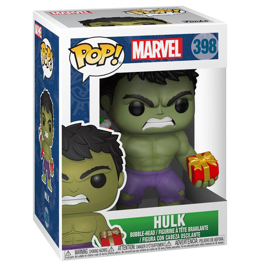 Funko POP! - Holiday - Hulk w/ Stocking & Plush - Vinyl Figure #398