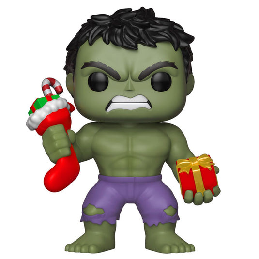 Funko POP! - Holiday - Hulk w/ Stocking & Plush - Vinyl Figure #398