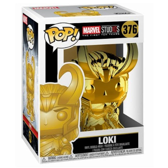 Funko POP! -  Marvel Studios 10 - Loki (Chrome) - Vinyl Figure #376