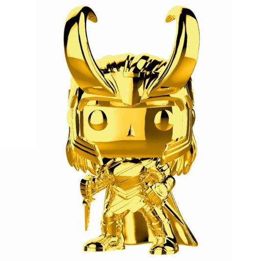 Funko POP! -  Marvel Studios 10 - Loki (Chrome) - Vinyl Figure #376