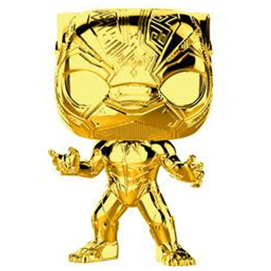 Funko POP! -  Marvel Studios 10 - Black Panther (Chrome) - Vinyl Figure