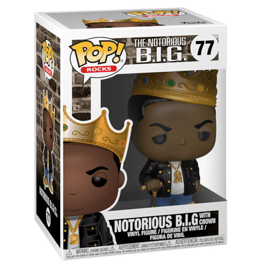 Funko POP! - Rocks - Notorious B.I.G. w/ Crown - Vinyl Figure #77