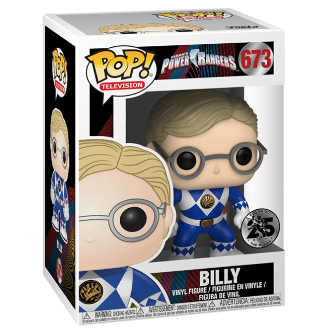 Funko POP! - Power Rangers - BL Ranger - Billy - (No Helmet) - Vinyl F