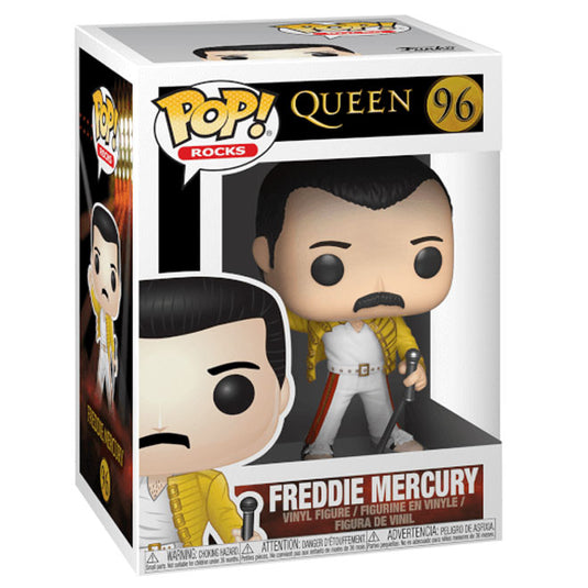 Funko POP! - Queen - Freddie Mercury - Wembley 1986 - Vinyl Figure #96