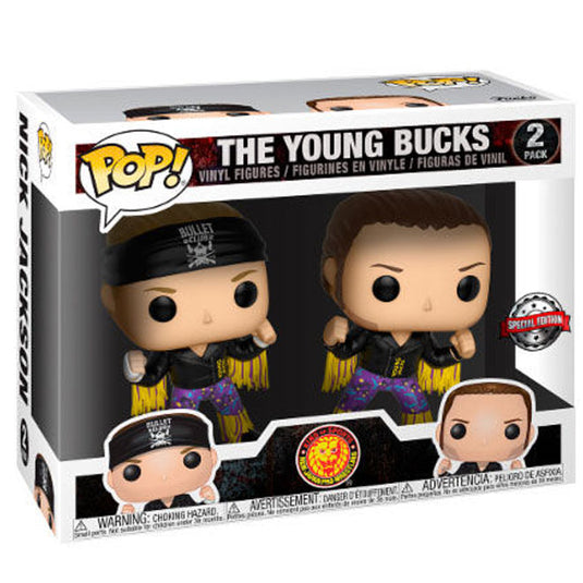 Funko POP! - 2-Pack - WWE - Bullet Club Young Bucks - Vinyl Figures