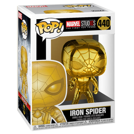 Funko POP! - MS 10 - Iron Spider (Chrome) - Vinyl Figure #440