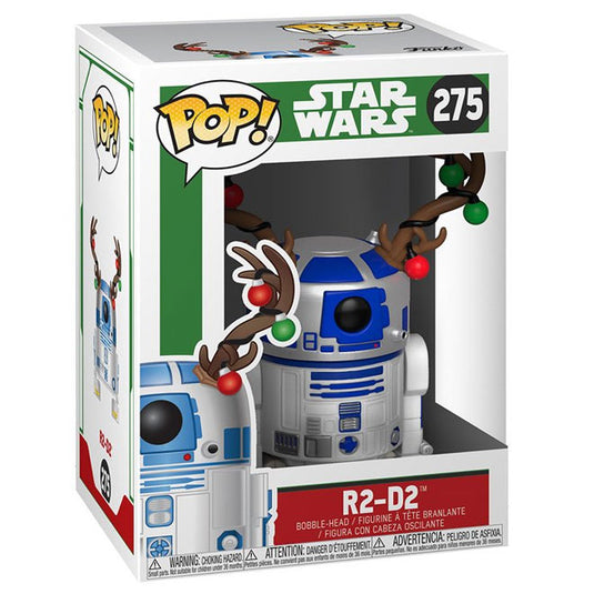 Funko POP! - Star Wars - Holiday R2-D2 w/ Antlers - Vinyl Figure #275