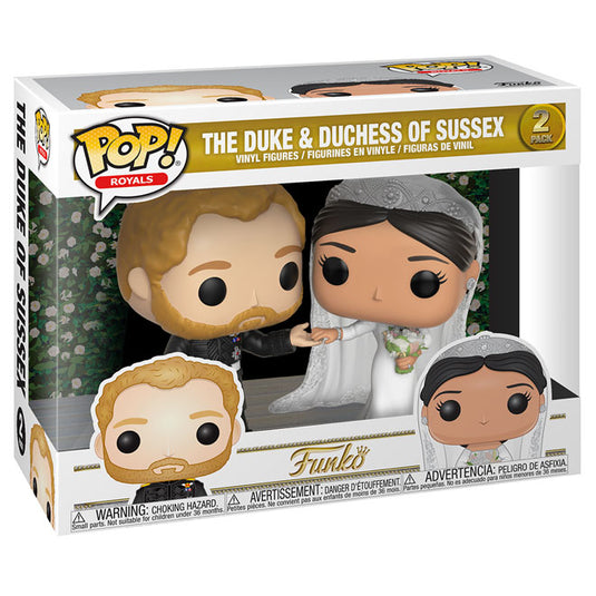 Funko POP! - Royal W2 – Duke & Duchess Sussex 2-pack Vinyl Figures