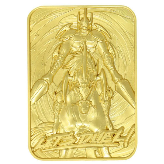 Yu-Gi-Oh! Limited Edition 24K Gold Plated Collectible - Gaia the Fierce Knight