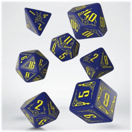 Galactic Navy & Yellow Dice Set