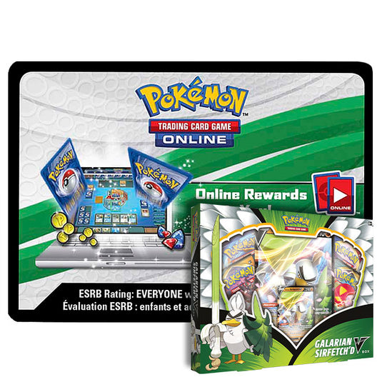 Pokemon - Galarian Sirfetch'd V Box - Online Code Card