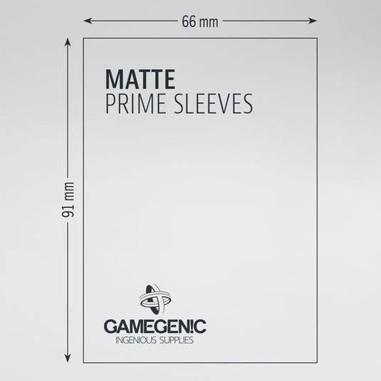 Gamegenic - Matte Prime Sleeves 100 Black