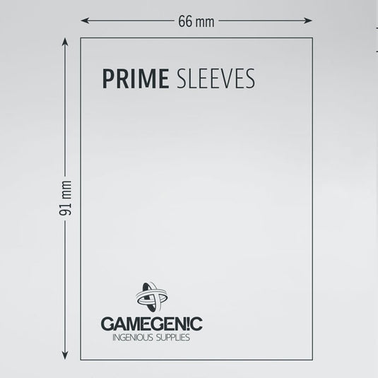 Gamegenic - Prime Double Sleeving Pack - Black - (2x80 Sleeves)