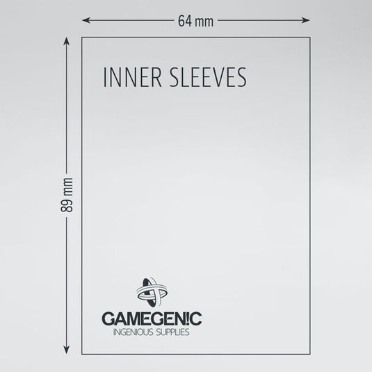 Gamegenic - Prime Double Sleeving Pack - Black - (2x80 Sleeves)