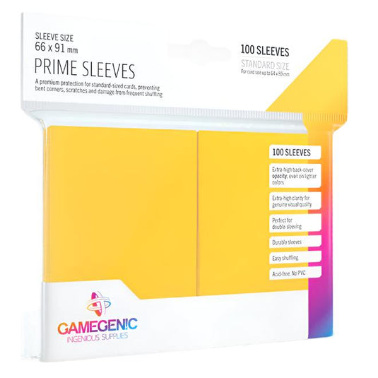 Gamegenic - Prime Sleeves 100 Yellow