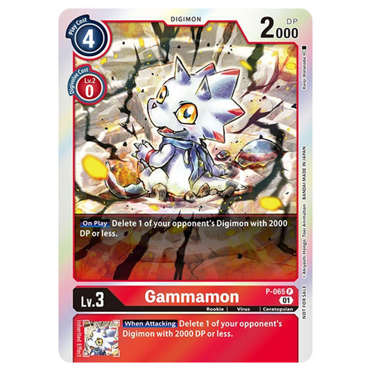 Digimon Card Game - BT-10 - Xros Encounter - Gammamon (Box Topper) - P-065