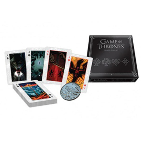 Game of Thrones - Playing Card Collector Set With Dealer Coin