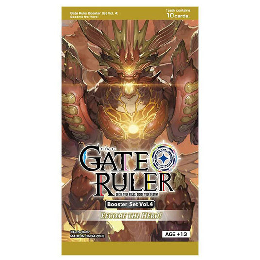 Gate Ruler - GB4 Become the Hero! - Booster Box (36 Packs)