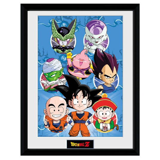 GBeye Collector Print - Dragon Ball Z Chibi Characters 30x40cm