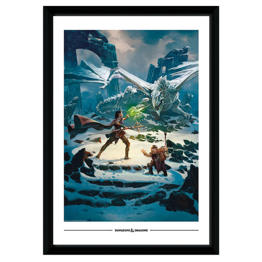 GBeye Collector Print - Dungeons & Dragons Dragon of Icespire Peak 50x70cm