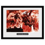 GBeye Collector Print - Dungeons & Dragons Red Dragon 30x40cm